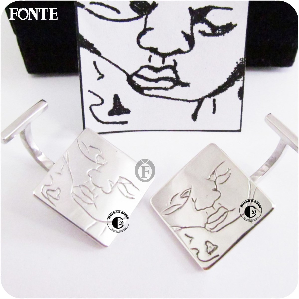 FONTE Joyas Mancornas personalizadas en bogota medellin colombia camisa joyeria regalos para hombre