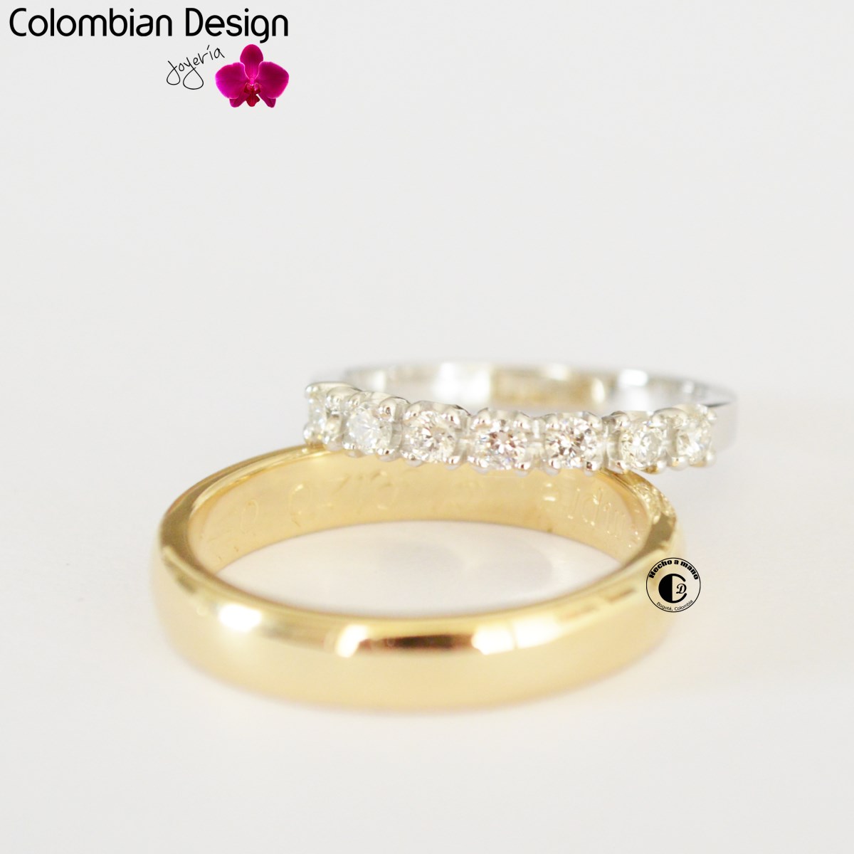 Anillos de Compromiso Argollas de matrimonio Oro Plata Joyas Joyerias en Bogota Colombia