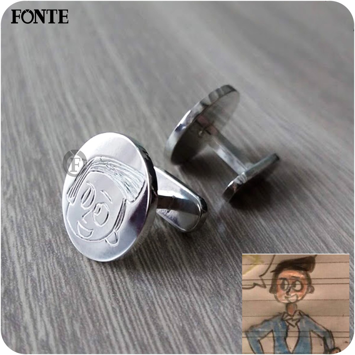 FONTE Joyas Mancornas personalizadas en bogota medellin colombia camisa joyeria regalos para hombre