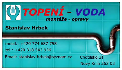 topení voda Hrbek
