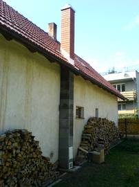 Přístavba venkovního komínu u RD v Albrechticích