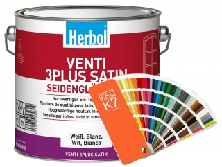 Barva na okna HERBOL Venti 3 Plus Satin - Míchaný odstín