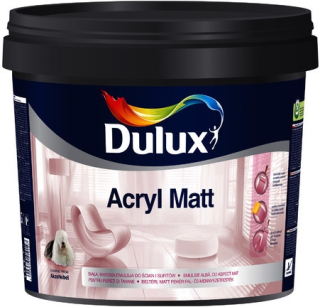 Interiérová barva DULUX Acryl Matt - Bílá cena od 514,00 Kč cena od 424,79 Kč bez DPH Skladem