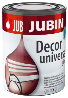JUB JUBIN Decor Universal Gloss bílá - lesklá vodní akrylátová barva na dřevo a kov cena od 284,00 Kč cena od 234,71 Kč bez DPH Skladem