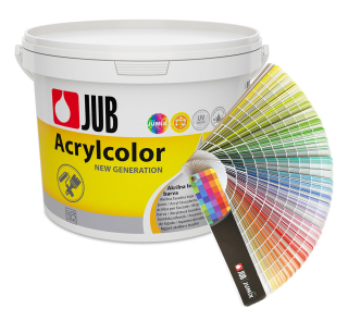 JUB ACRYLCOLOR akrylátová fasádní barva - míchaný odstín cena od 289,00 Kč cena od 238,84 Kč bez DPH Skladem