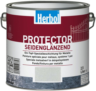 Barva na kov HERBOL Protector Weissaluminium - Hliník