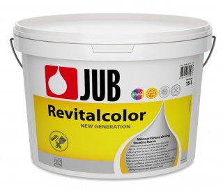 JUB REVITALCOLOR Mikroarmovaná akrylátová fasádní barva cena od 1 099,00 Kč cena od 908,26 Kč bez DPH Skladem
