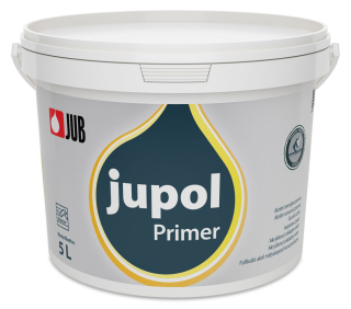 JUB Jupol Primer - vnitřní akrylátový základní nátěr cena od 99,00 Kč cena od 81,82 Kč bez DPH Skladem