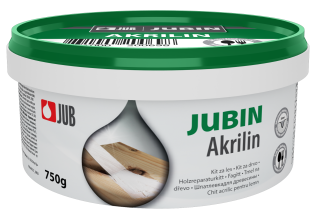 Jub Jubin Akrilin - akrylátový tmel na dřevo