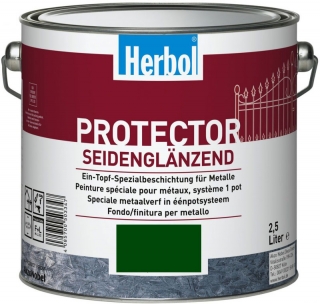 Barva na kov HERBOL Protector Moosgruen RAL 6005 - Tmavě zelená - míchaný odstín