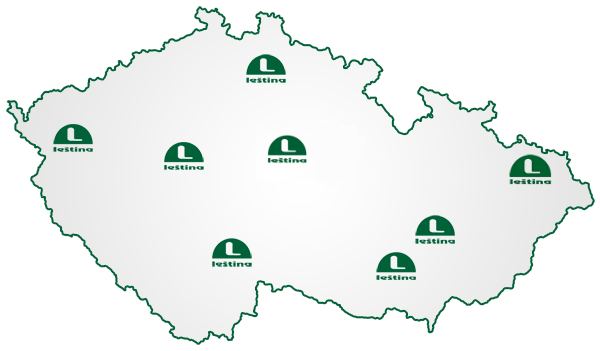 Mapa poboček
