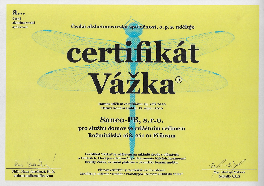 certifikát 3