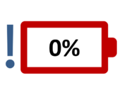 Vybíjení baterie elektrokola na 0%